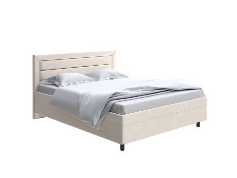 Кровать 140х190 Next Life 2 - Cтильная модель в стиле минимализм с горизонтальными строчками