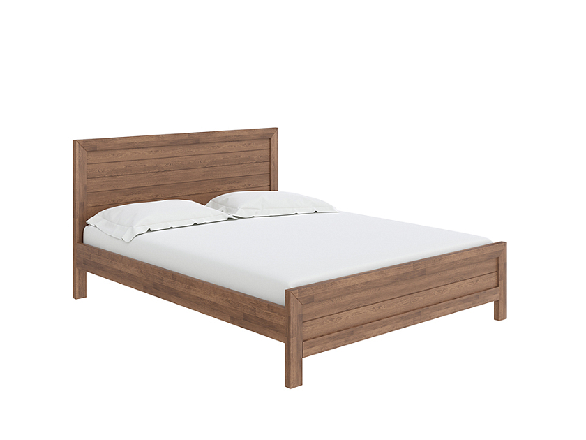 Кровать Toronto 80x180 Массив (береза) Венге - Стильная кровать из массива со встроенным основанием