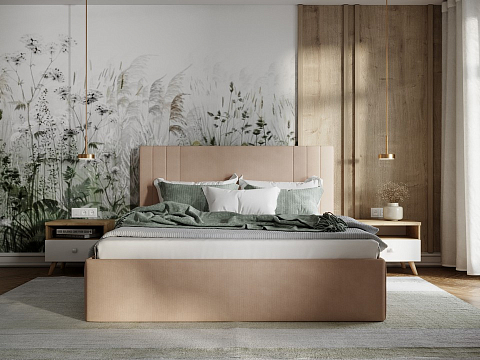 Кровать 120х200 Liberty - Аккуратная мягкая кровать в обивке из мебельной ткани