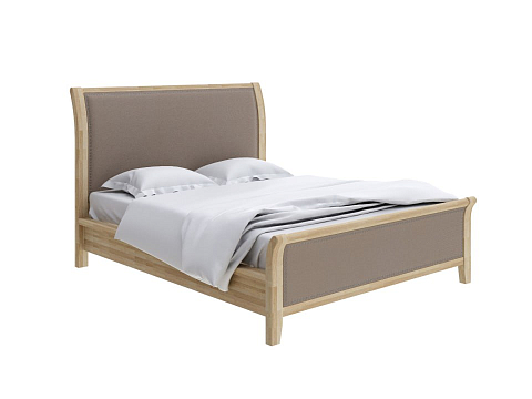 Кровать премиум Dublin - Уютная кровать со встроенным основанием из массива сосны с мягкими элементами.