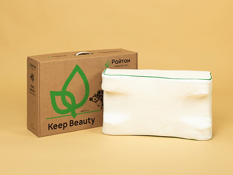 Пуховая подушка Keep Beauty - Инновационная подушка для поддержания тонуса лица
