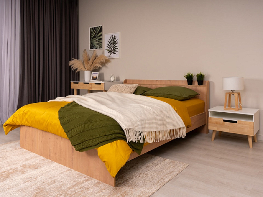 Кровать Bord 80x190 ЛДСП Бунратти - Кровать из ЛДСП в минималистичном стиле.