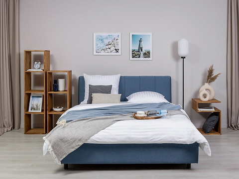 Черная кровать Nuvola-7 NEW - Современная кровать в стиле минимализм